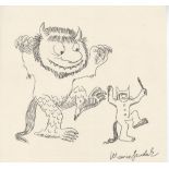 MAURICE SENDAK - Where the Wild Things Are - Ink on paper