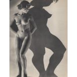 DORA MAAR - L'ombre de la femme nue - Original vintage photogravure