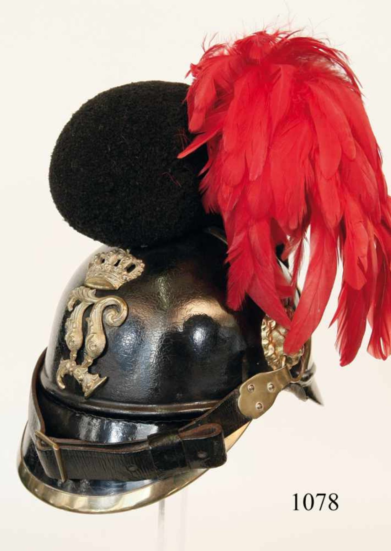 Raupenhelm für Mannschaften M/1868 Artillerie