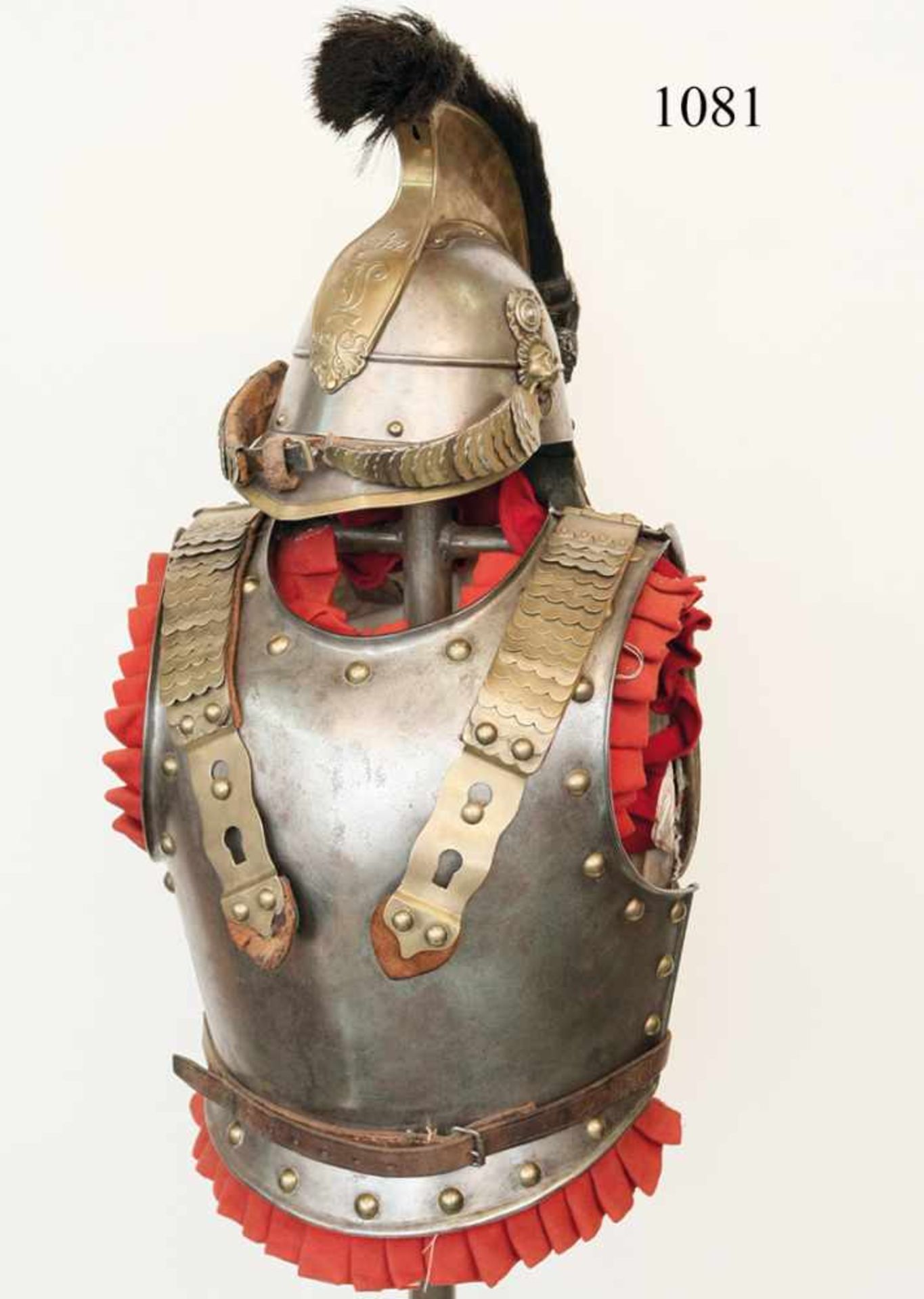 Helm und Kürass für Mannschaften