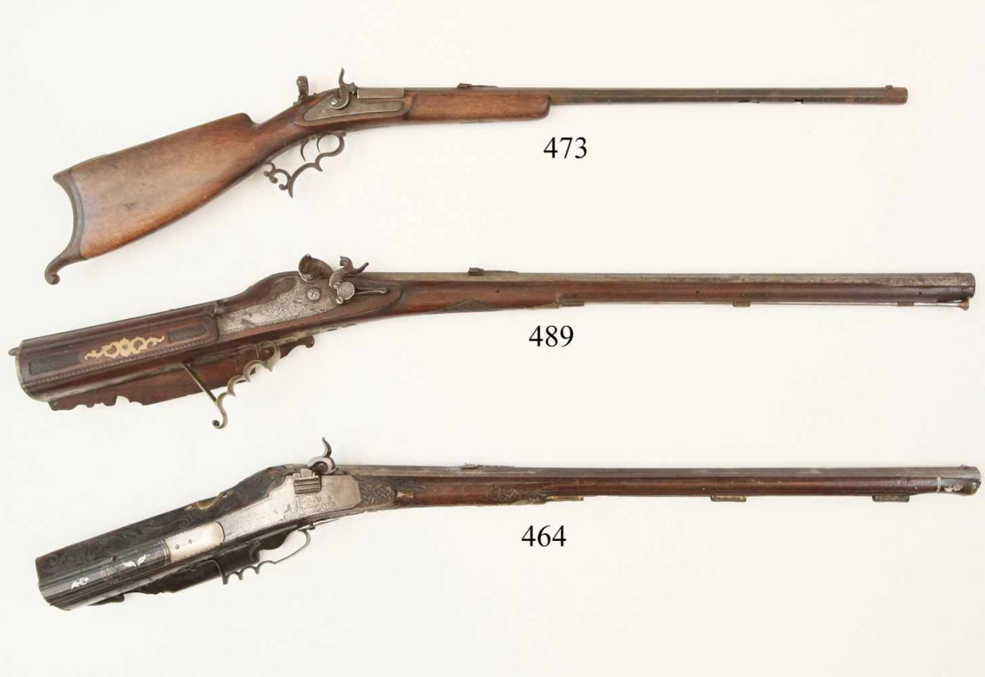 Perkussioniertes Radschlossgewehr, um 1720/1850