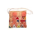 NORTH SOTHO BATLOKWE APRON, LIMPOPO, SOUTH AFRICA Salempore, glass beads, thread 35cm high