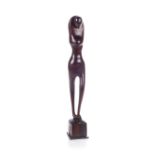 Arthur Prodehl (South African 1936-) FEMALE FIGURE signed jarrah wood PROVENANCEAcquired directly