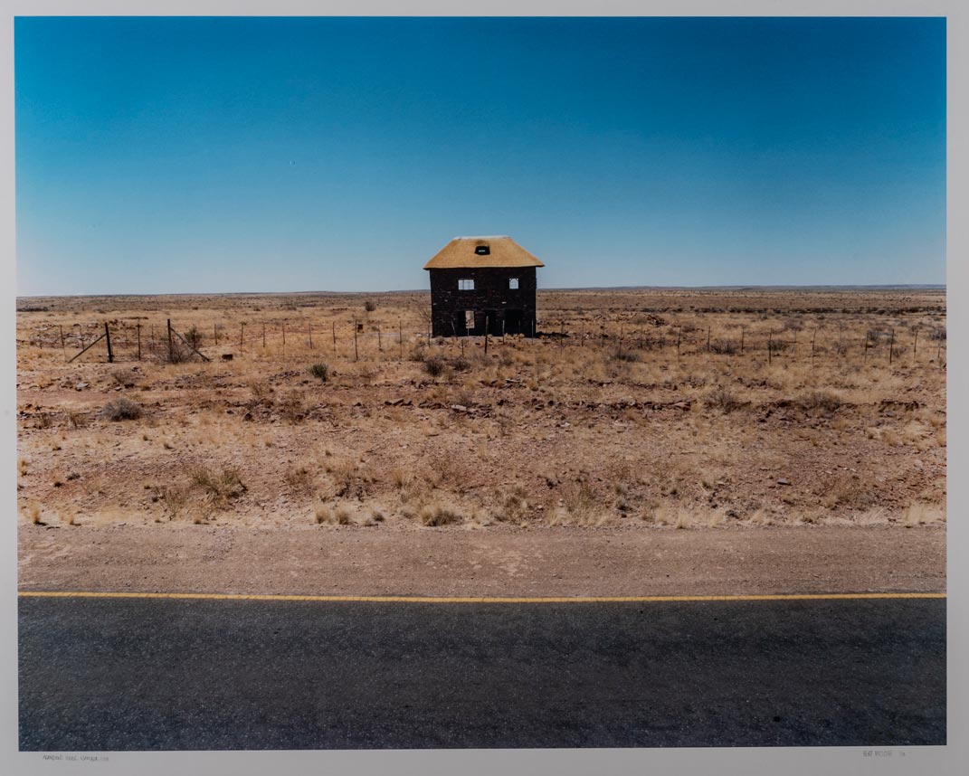 Brent Meistre ( 1975-) ABANDONED HOUSE, NAMIBIA, 2008, from SOJOURN series signed, dated 2008,
