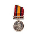 AN ANGLO-BOER WAR QUEENS SOUTH AFRICA MEDAL PAIR With single clasp Defense of Kimberley, correctly