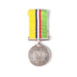 ANGLO-BOER OORLOG MEDAL Burgher J. H. BARKHUIZEN, FRANKFURT KOMMANDO, full size