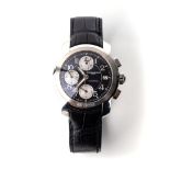 A LADY’S BAUME & MERCIER WRISTWATCH Reference no. 4467549, the circular black dial 32mm wide with