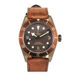 A GENTLEMAN’S TUDOR HERITAGE BLACK BAY BRONZE WRISTWATCH Reference no. M792520BM, the circular