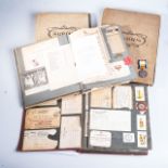 WWI NURSES SCRAP BOOKS & BRITISH WAR MEDAL Named to Nurse K ANDERSON who served in WW1 as a nurse