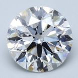 A 6.54 CARAT ROUND DIAMOND The round brilliant-cut diamond accompanied by a GIA certificate no.