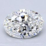 A 1.50 CARAT OVAL DIAMOND The oval-cut diamond accompanied by a GIA certificate no. 2348056811