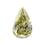 A 1.01 CARAT PEAR-SHAPED DIAMOND The pear brilliant-cut diamond accompanied by a GIA certificate no.