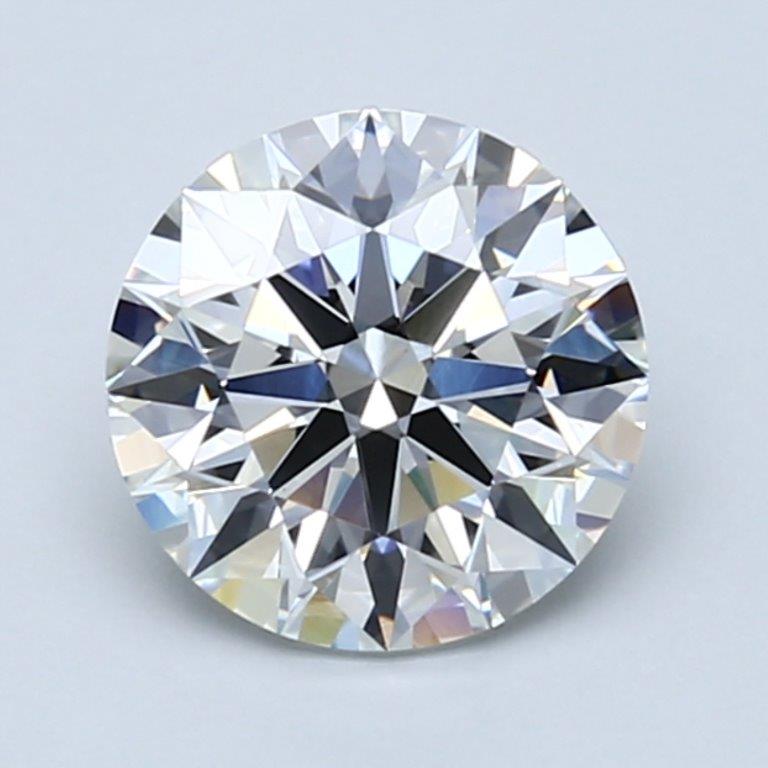 A 4.24 CARAT ROUND DIAMOND The round brilliant-cut diamond accompanied by a GIA certificate no.