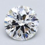 A 5.31 CARAT ROUND DIAMOND The round brilliant-cut diamond accompanied by a GIA certificate no.