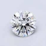 A 0.90 CARAT ROUND DIAMOND The round brilliant-cut diamond accompanied by a GIA certificate no.