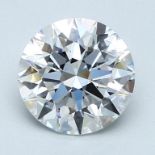 A 4.01 CARAT ROUND DIAMOND The round brilliant-cut diamond accompanied by a GIA certificate no.