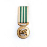 AN RSA INTELLIGENCE SERVICES LOYAL GOLD MEDAL Full size, complete with ribbon, COA on reverse