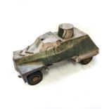 A WWII MARMON-HERRINGTON MK 11 MFF ARMORED VEHICLE TRAINING AID Period-made metal 1 to 16 scale