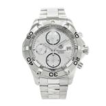A GENTLEMAN’S STAINLESS STEEL WRISTWATCH, TAG HEUER AQUARACER Reference no. CAF2111.BA0809,