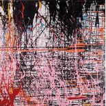 Sarita Rheeder Rosa (South African -) BLOSSOM 3 mixed media on canvas 130 by 130cm