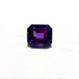 A 10.15CT AMETHYST A faceted emerald-cut amethyst