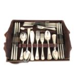 A SET OF ELECTROPLATE CUTLERY, CHRISTOFLE A set of electroplate cutlery, Christofle (67)