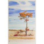 Deon Van Niekerk (South African 20th Century-21st Century) ETOSHA signed and dated 2002