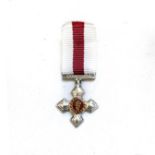 A MINIATURE SADF MEDICAL SERVICE CROSS Marked silver, complete with ribbon