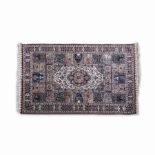 A CHINESE SILK RUG 152 X 94cm 152 by 94cm