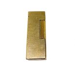 A GOLD PLATED DUNHILL LIGHTER Gold-plated Dunhill lighter