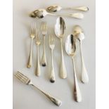VARIOUS SILVER PLATED CUTLERY (10)