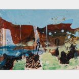 Beezy Bailey (South African 1962-) CHINA SEA, two in the lot signed on the reverse mixed media on