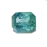 A 119CT NATURAL BERYL The emerald cut Beryl accompanied by a EGL identification report no