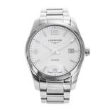A GENTLEMAN’S STAINLESS STEEL WRISTWATCH, LONGINES CONQUEST CLASSIC Reference no. L2.785.4.76.6,