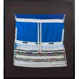 ZULU WEDDING CAPE (ISIKOTI), BERGVILLE AREA, KWAZULU-NATAL Nine pieces of overlapping fabric in