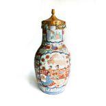 A JAPANESE IMARI-STYLE VASE, SHŌWA PERIOD, 1929 – 1989 The baluster body rising to a wide neck,