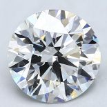 AN UNMOUNTED DIAMOND The 0,50ct round, brilliant cut diamond