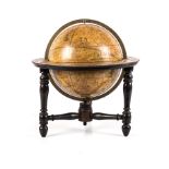 NEWTON'S NEW IMPROVED CELESTIAL GLOBE 1818 Hollow orb with buff surface, engraved brass time dial at