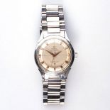 A GENTLEMAN'S STAINLESS STEEL WRISTWATCH, OMEGA CONSTELLATION