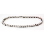 A CUBIC ZIRCONIA TENNIS BRACELET