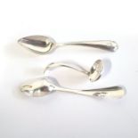 TWO DUTCH SILVER BASTING SPOONS, J.M. VAN KEMPEN EN ZN, VOORSCHOTEN, 1902