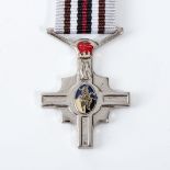 A SOUTH AFRICAN HOMELANDS GAZANKULU POLICE CROSS FOR BRAVERY MINIATURE