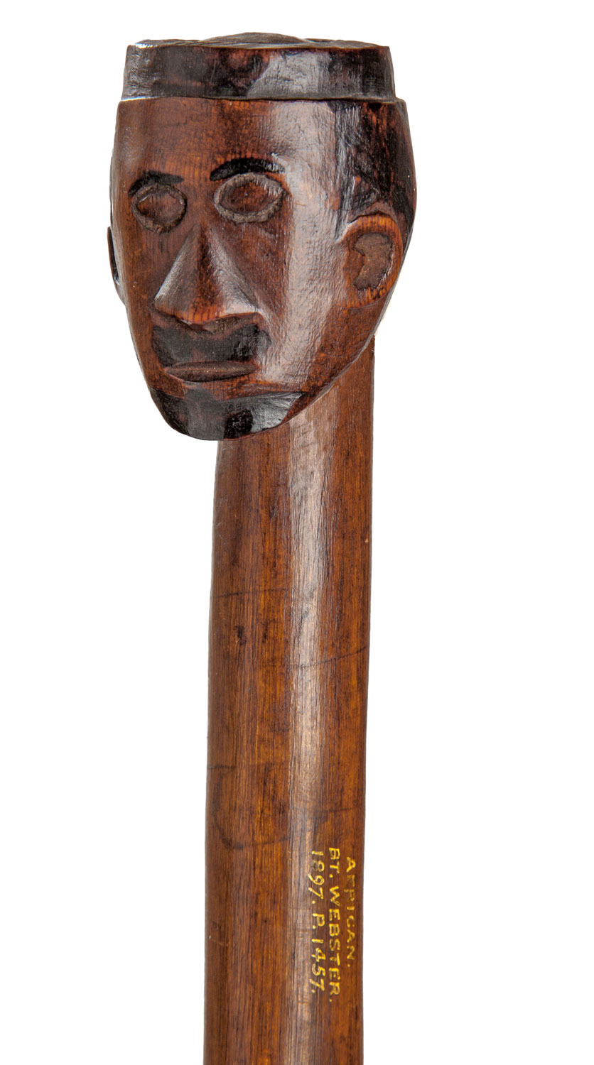 A ZULU STAFF WITH CARVED HEAD, 19th CENTURY - Image 11 of 20