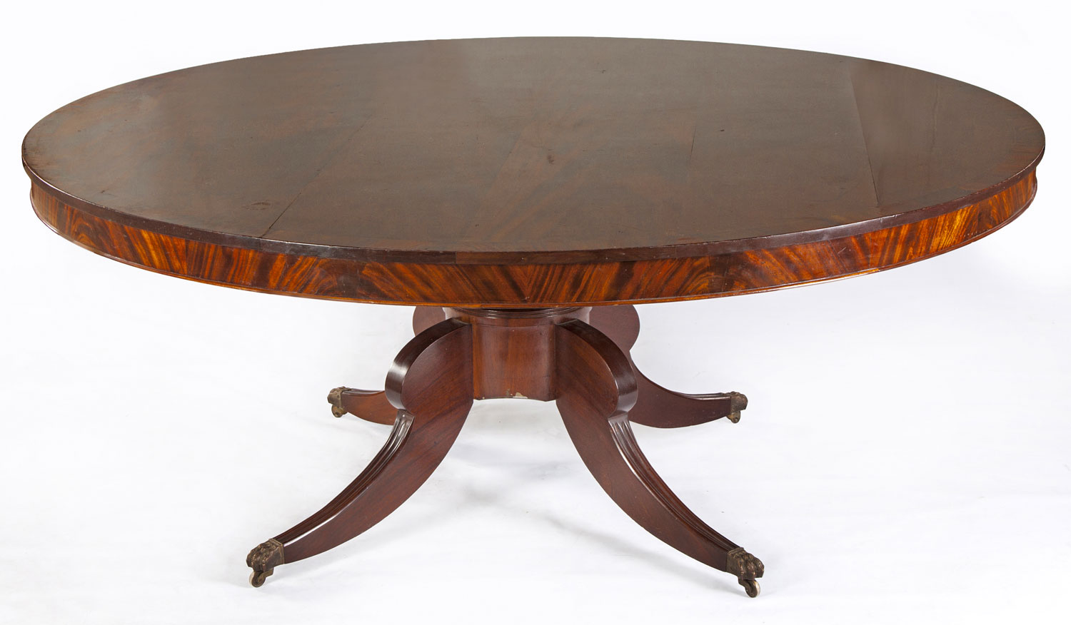 A MAHOGANY TABLE, MANUFACTURED BY PIERRE CRONJE