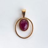 A RUBY PENDANT