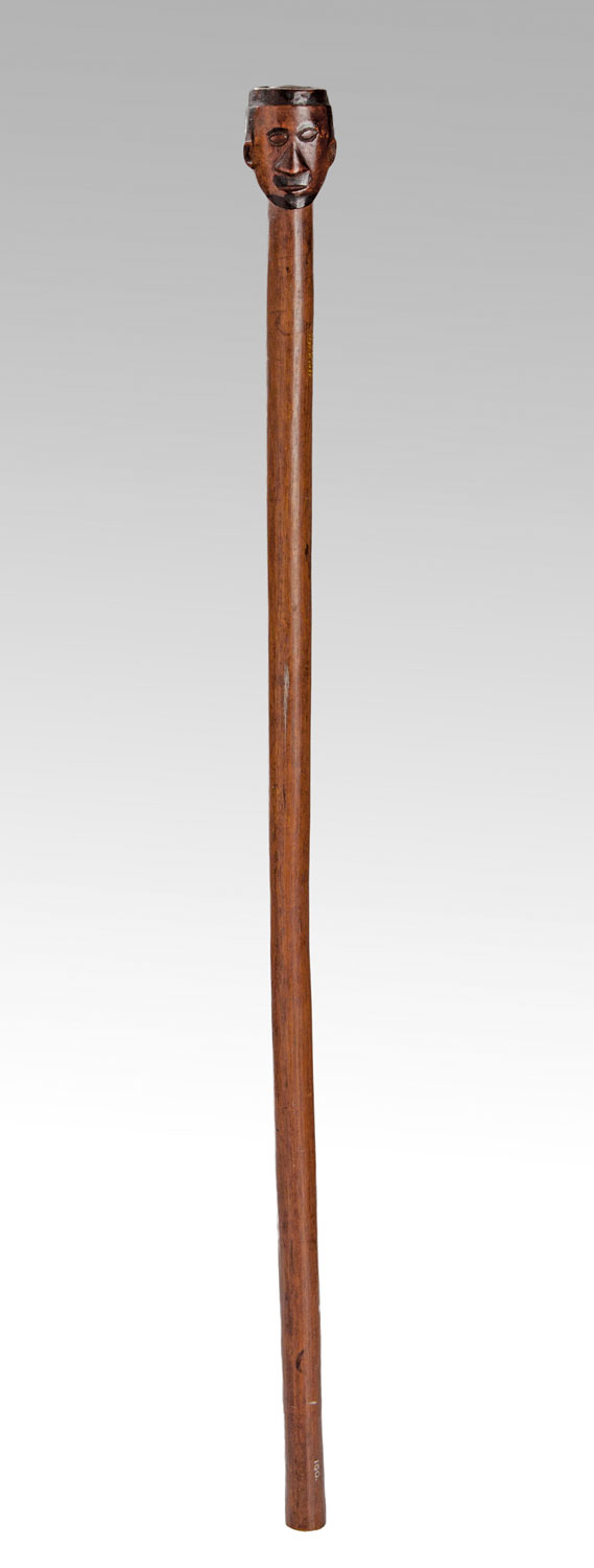 A ZULU STAFF WITH CARVED HEAD, 19th CENTURY - Image 6 of 20