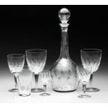 A PART SUITE OF CUT-CRYSTAL STEMWARE