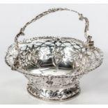 A GEORGE III SILVER BASKET, JOHN LANGFORD II AND JOHN SEBILLE, LONDON, 1765