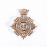 A DUKE OF EDINBURGH OWN VOLUNTEERS RIFLES HELMET PLATE, 1902 -1914