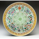 A CHINESE FAMILLE ROSE ‘EIGHT TREASURES’ PLATE, REPUBLIC PERIOD, 1912 – 1949